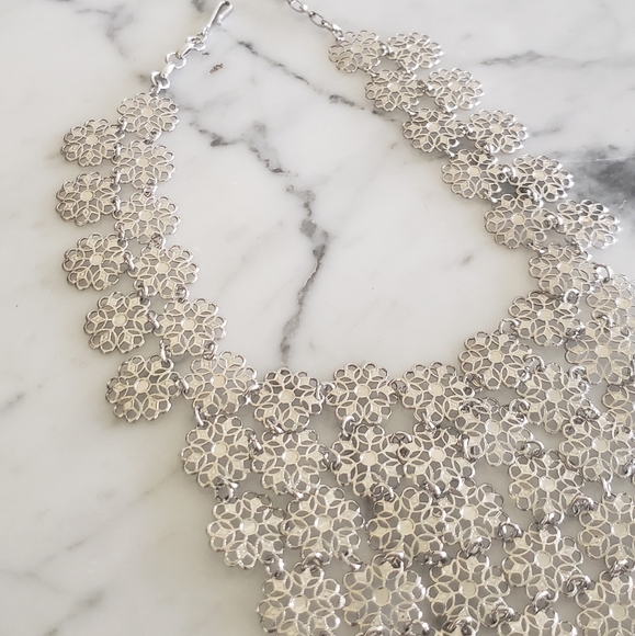 Vintage Vendome Filigree Bib Necklace - Picture 6 of 8